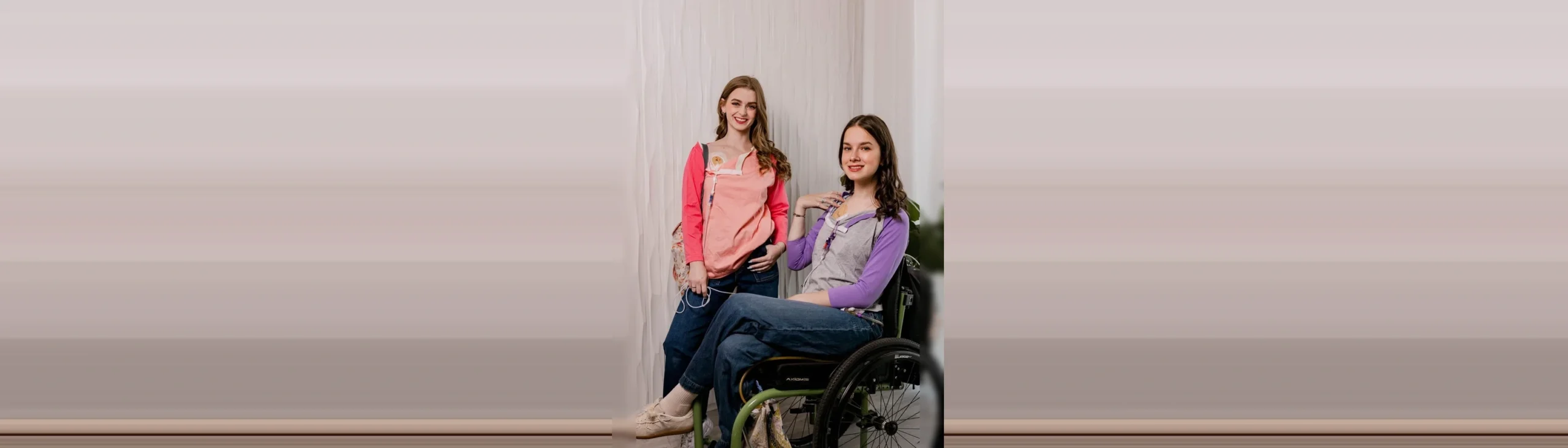 two woman wearing adaptive clothing from spoonie threads