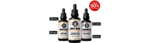 3 bottles of lions mane extract